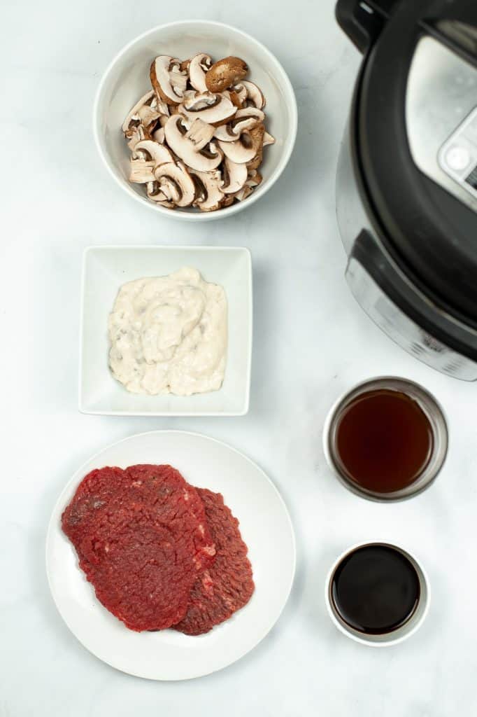 Instant Pot Salisbury Steak ingredients