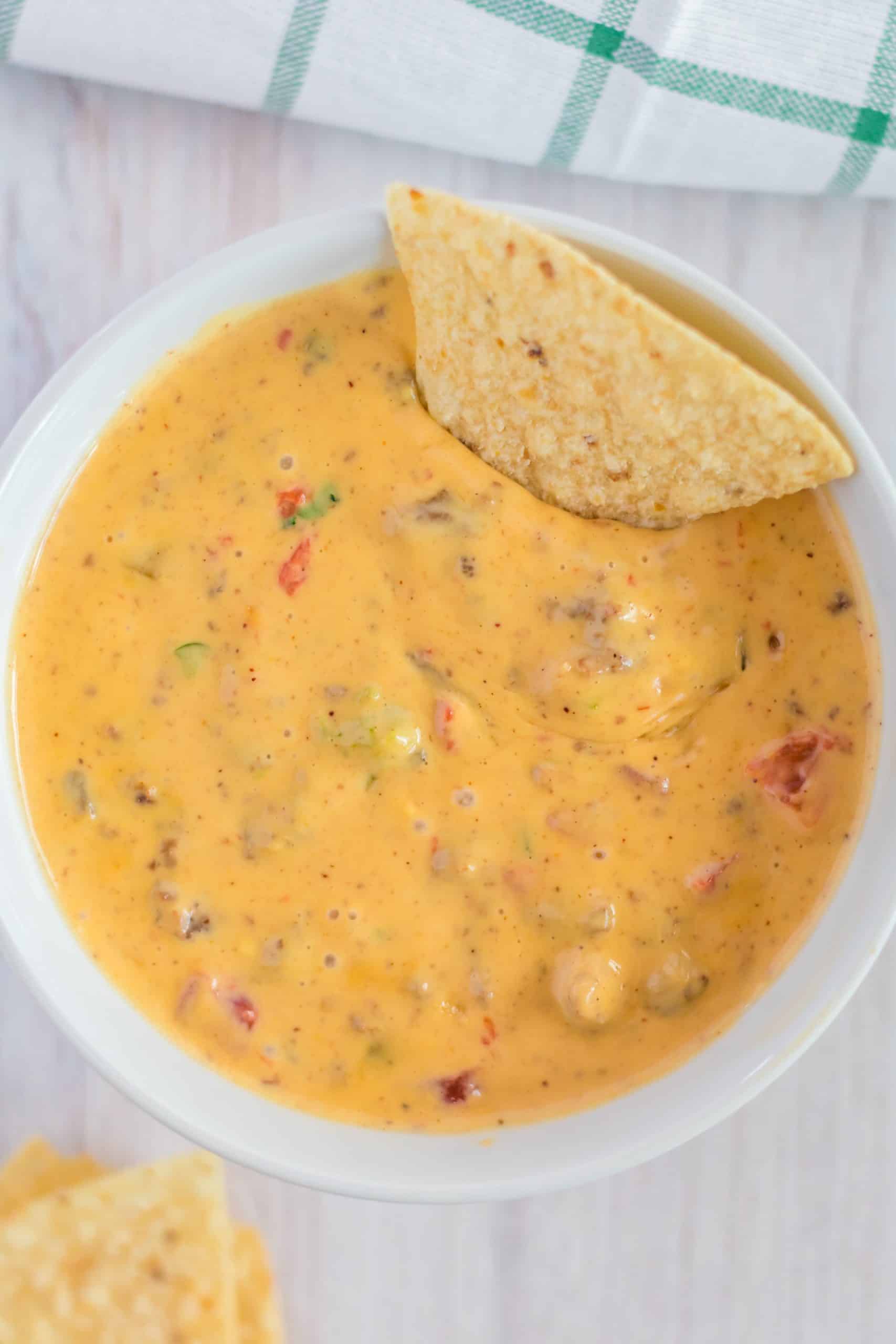 Slow Cooker Hamburger Cheese Dip Mama's On A Budget