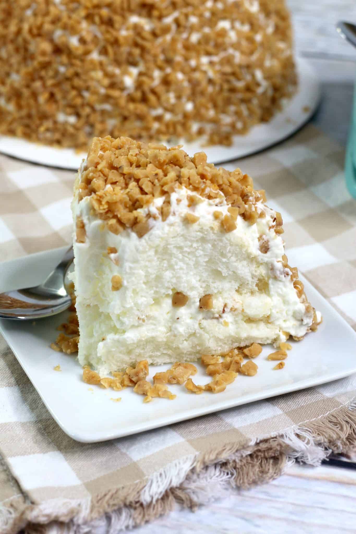 Instant Pot Toffee Angel Food Cake Mama's On A Budget Instant Pot recipe