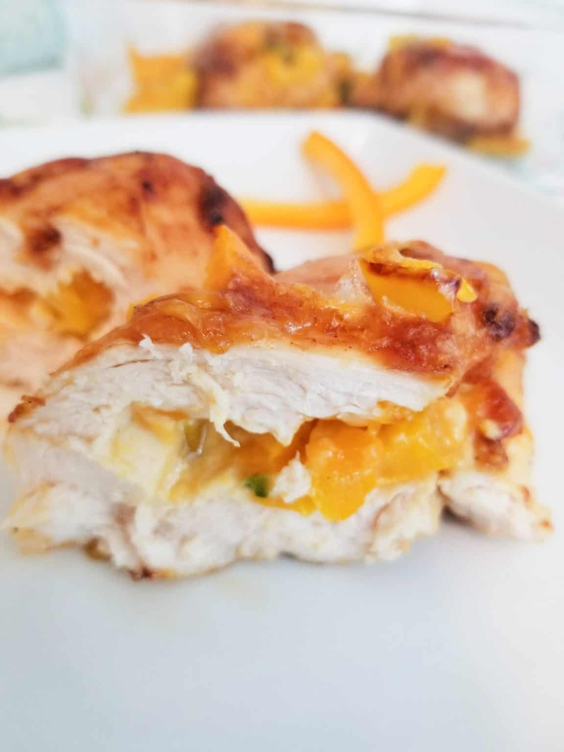 Air Fryer Fajita Stuffed Chicken Breast Mama's On A Budget