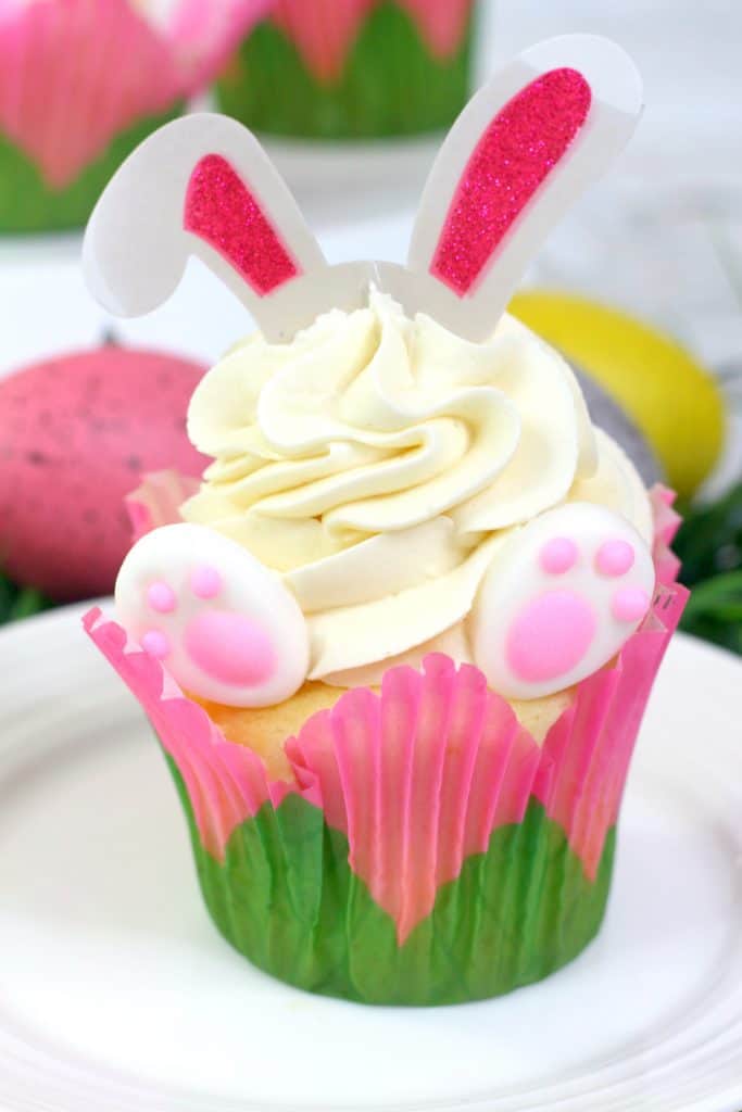 Bunny Ears Cupcake
