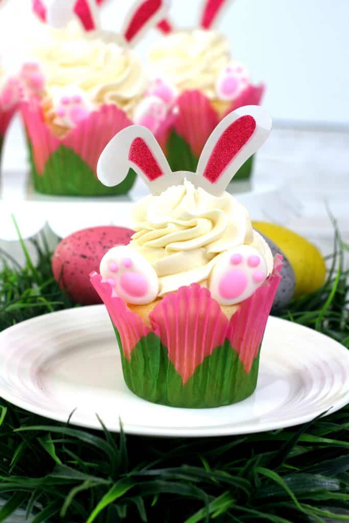 Bunny Ear Cupcakes