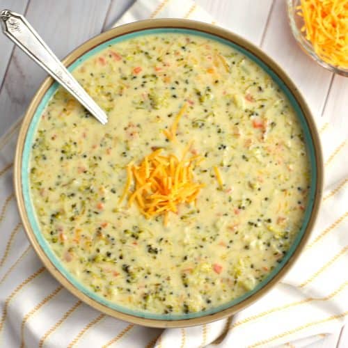 Weight Watchers Copycat Panera Broccoli Cheddar Soup Mama S On A Budget