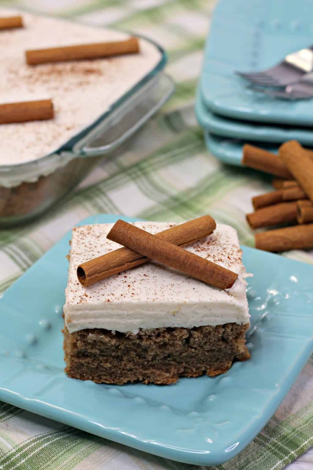 Cinnamon Wacky Cake Mama's On A Budget