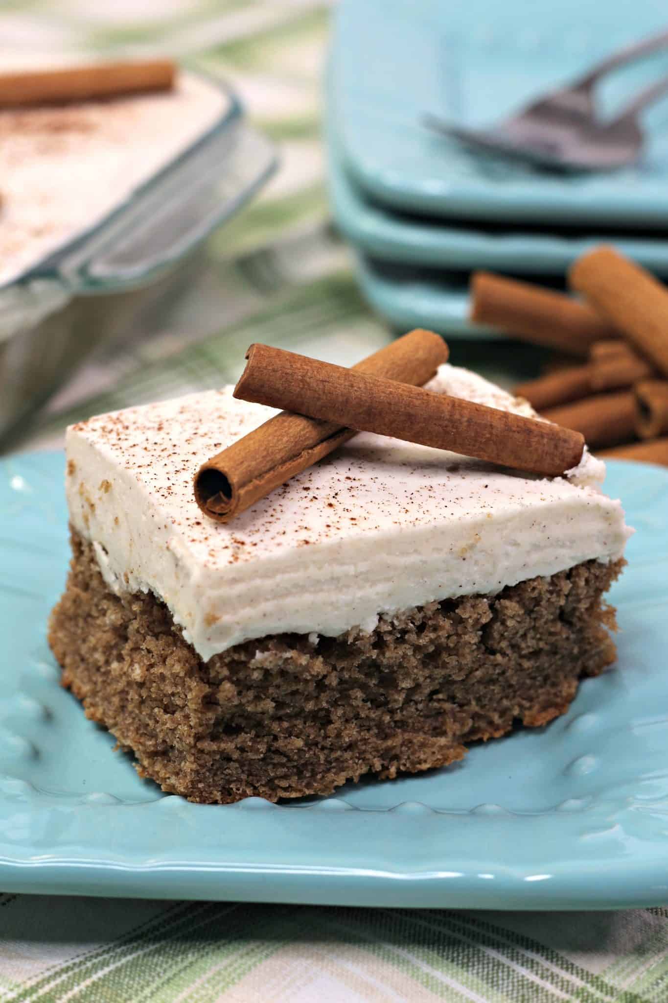 Cinnamon Wacky Cake Mama's On A Budget