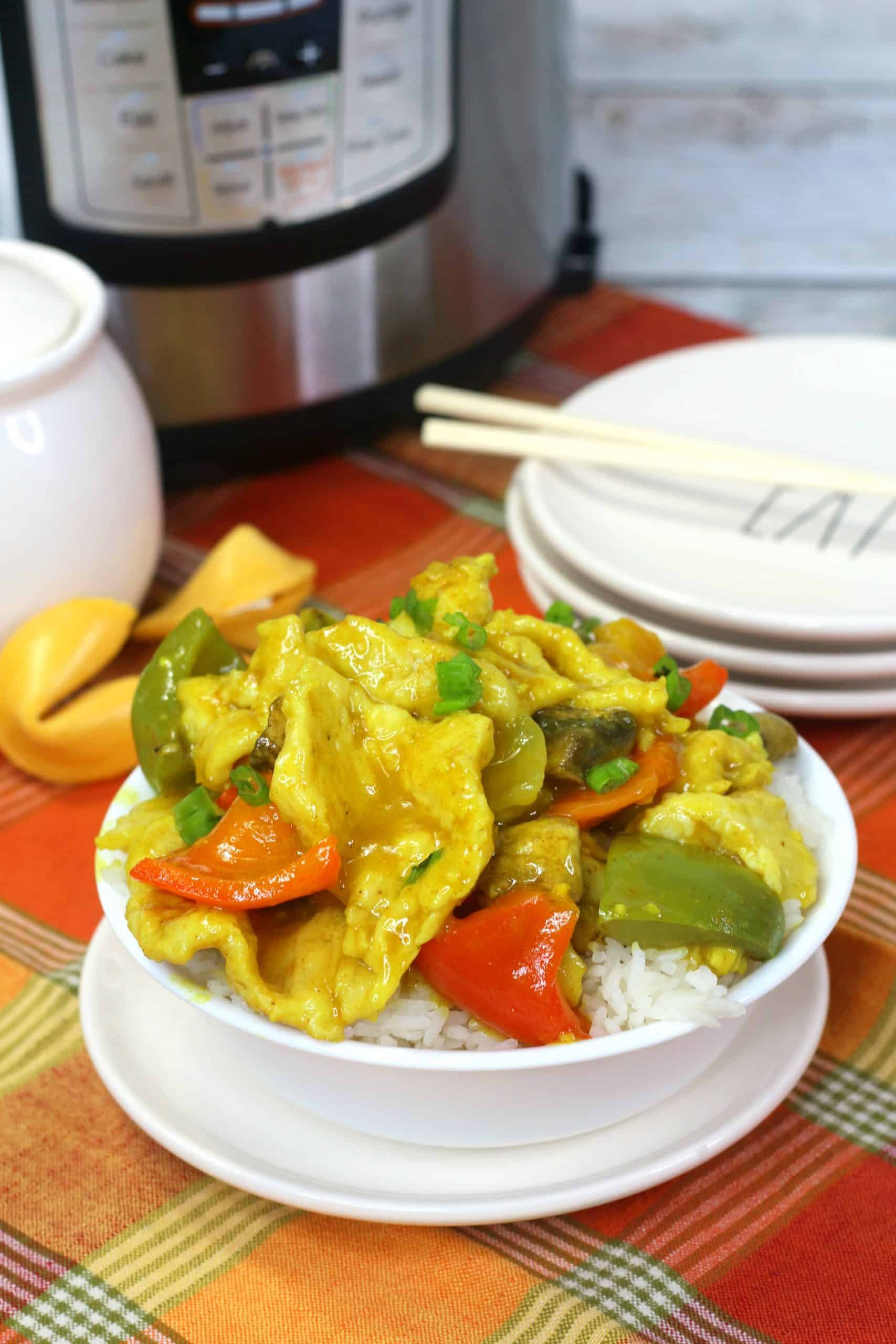 Instant Pot Chinese Curry Chicken - Mama's On A Budget