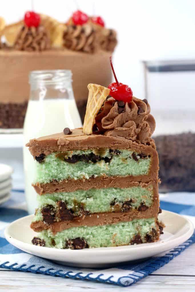 Mint Chip Ice Cream Cake