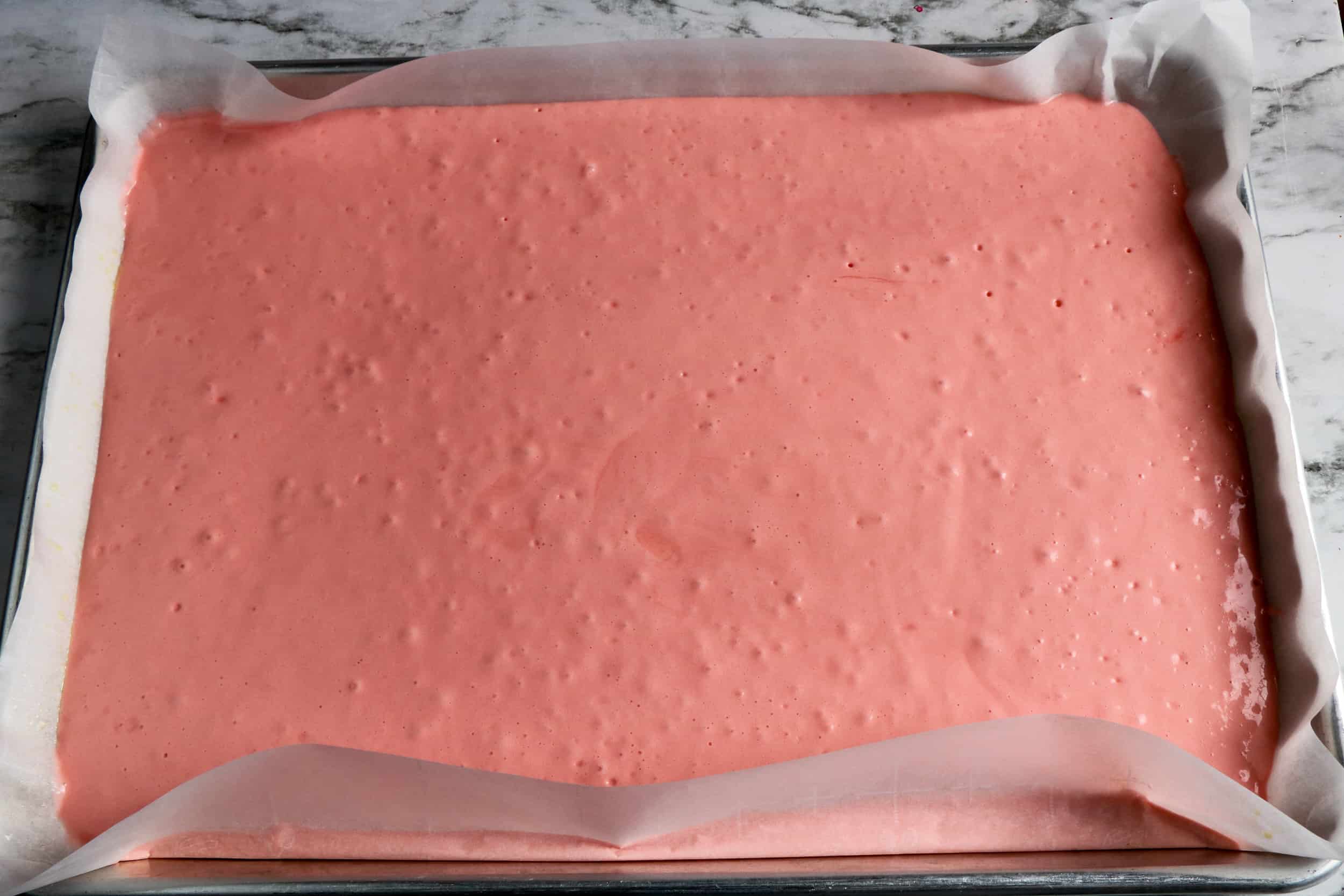 baked strawberry cake