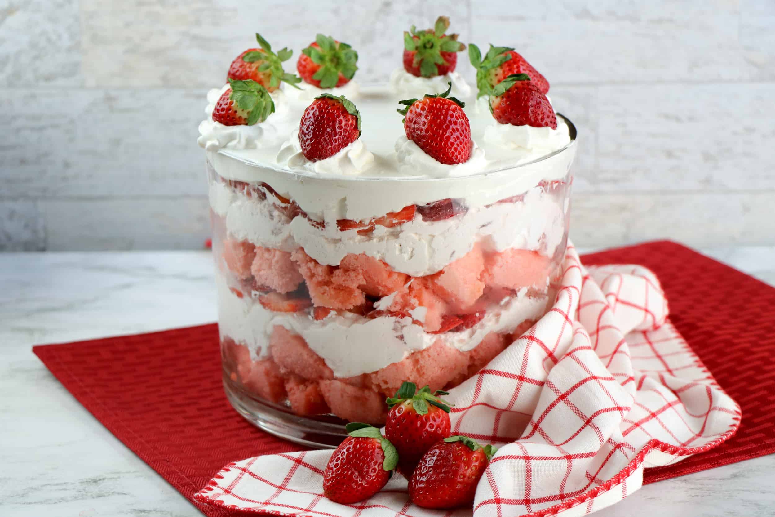 Best Ever Strawberry Trifle