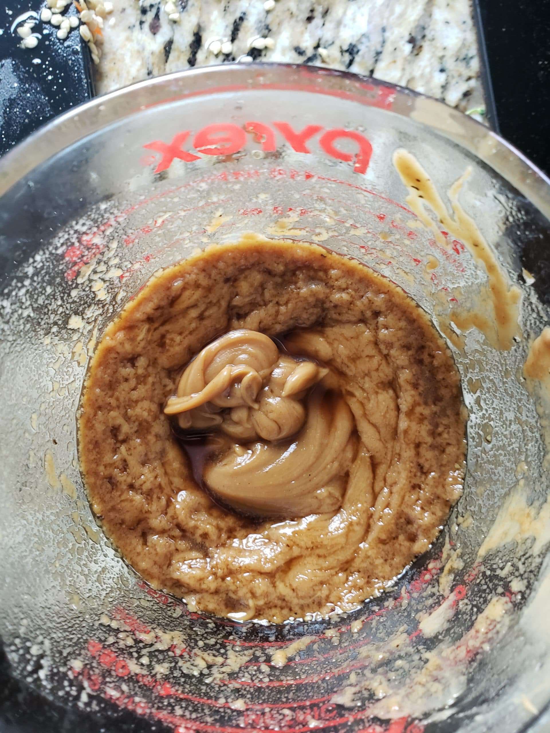 peanut sauce in bowl