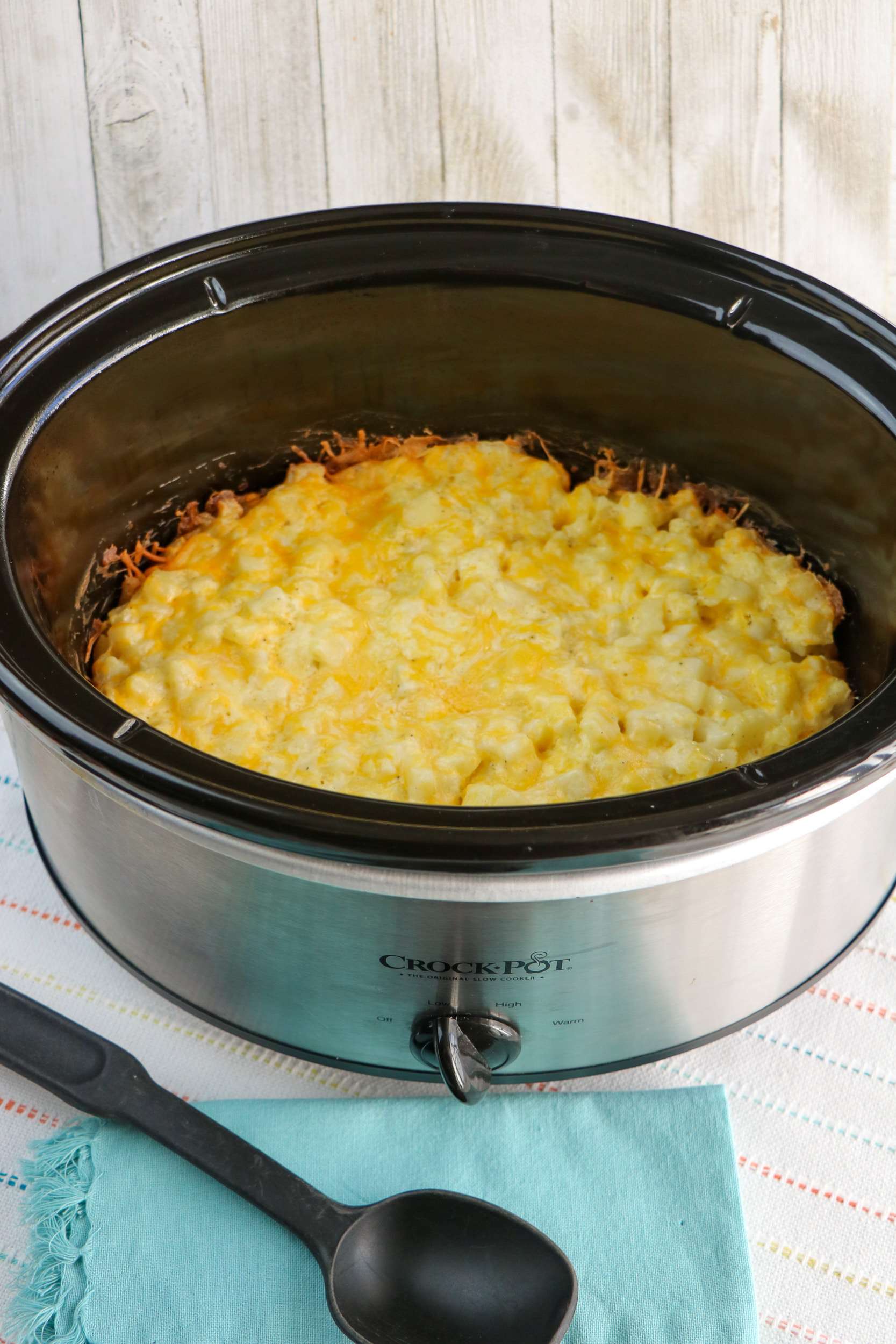 Slow Cooker hashbrown casserole