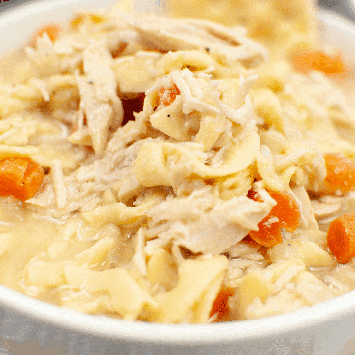 Slow Cooker Turkey Noodle Soup Mama's On A Budget
