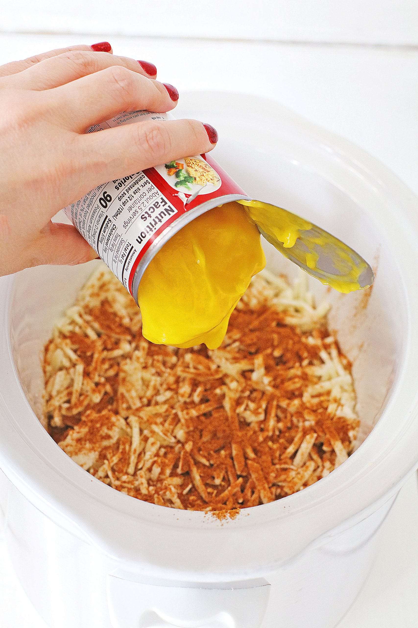 Slow Cooker Taco Potato Casserole Mama's On A Budget