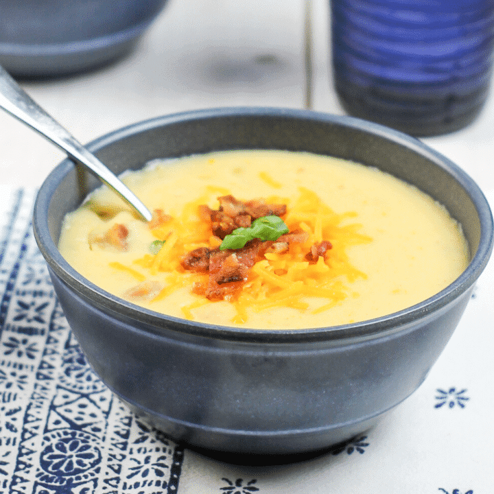 Slow Cooker Loaded Potato Soup Mama's On A Budget