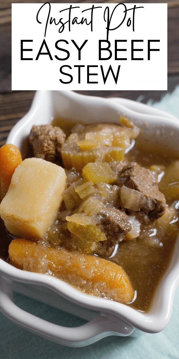 Instant Pot Beef Stew - Mama's On A Budget One Pot Meal
