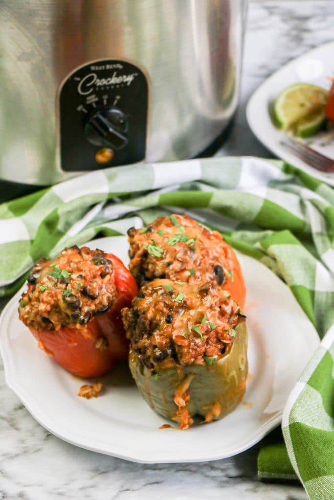 Slow Cooker Mexican Stuffed Peppers