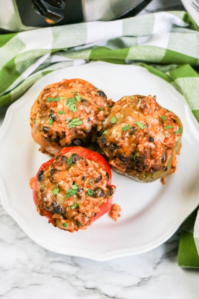 Slow Cooker Mexican Stuffed Peppers above image