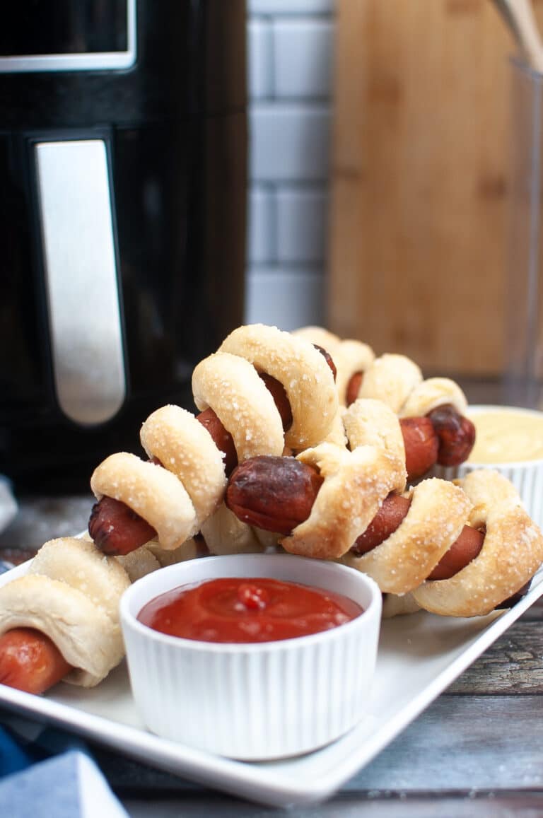 Air Fryer Pretzel Dogs Mama's On A Budget