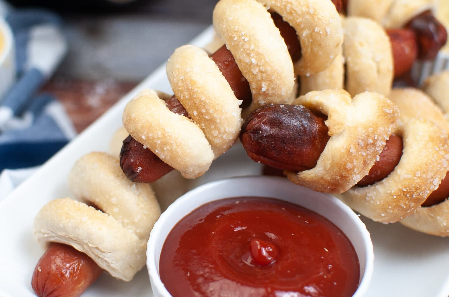 Air Fryer Pretzel Dogs Mama's On A Budget