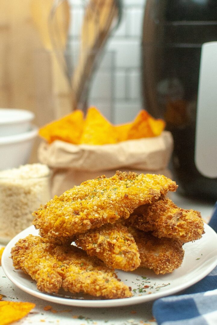 Air Fryer Dorito Chicken Tenders Mama's On A Budget