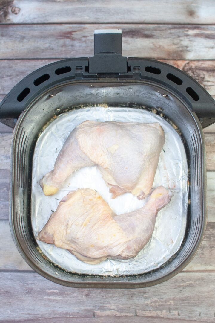 Air Fryer Chicken Quarters Mama's On A Budget