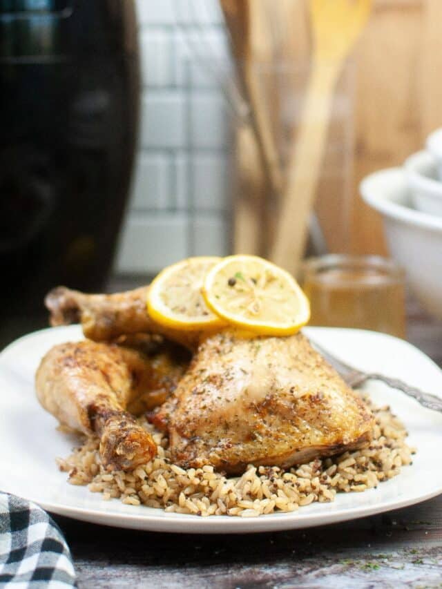 Air Fryer Chicken Quarters are fresh, healthy, and so easy to make. It’s a great way to make this budget-friendly protein.