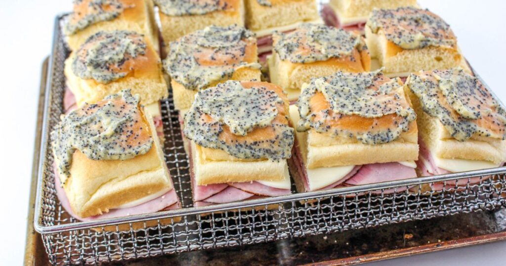 Air Fryer Ham and Cheese Sliders Mama's On A Budget
