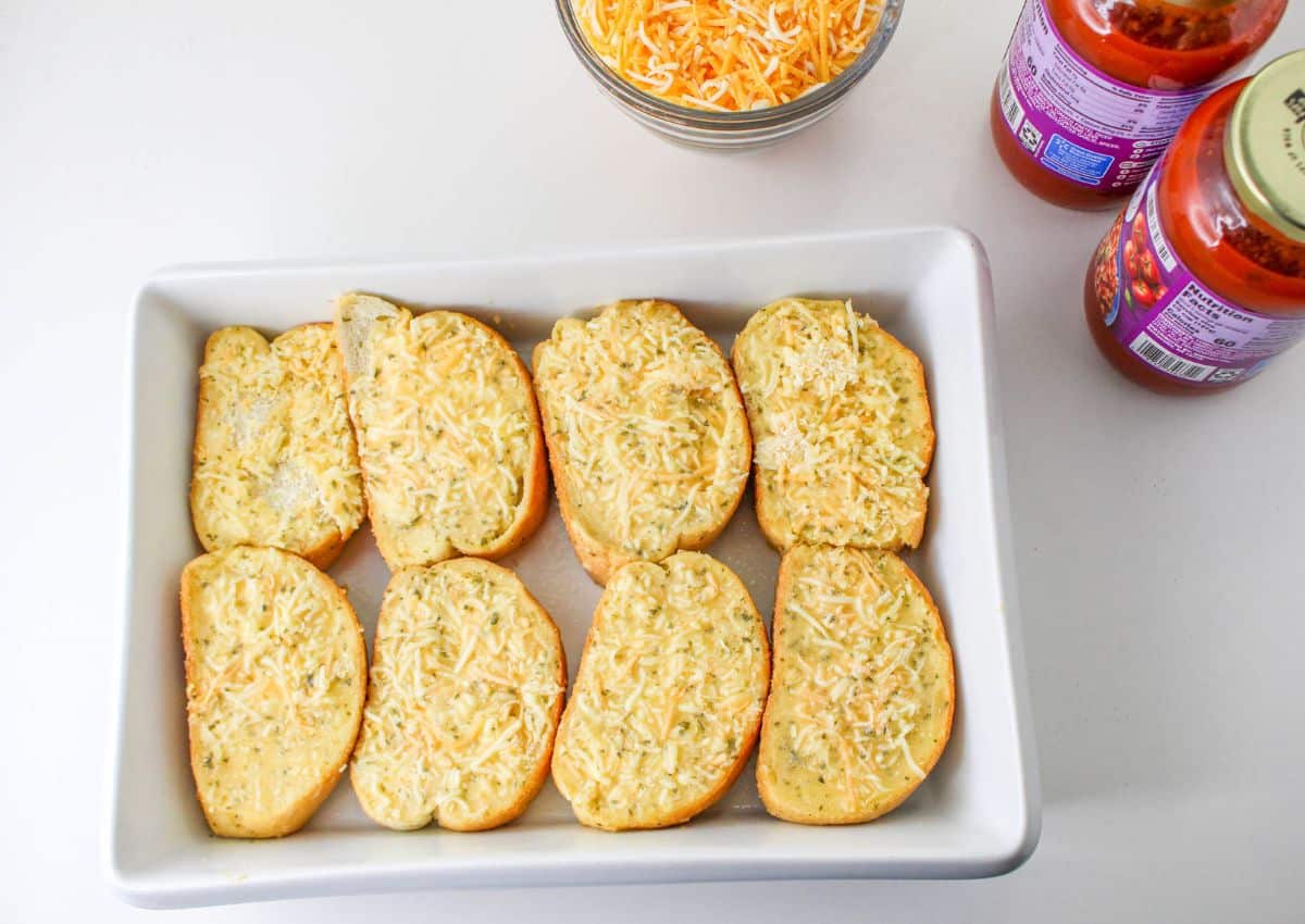 Garlic Bread Casserole Mama's On A Budget