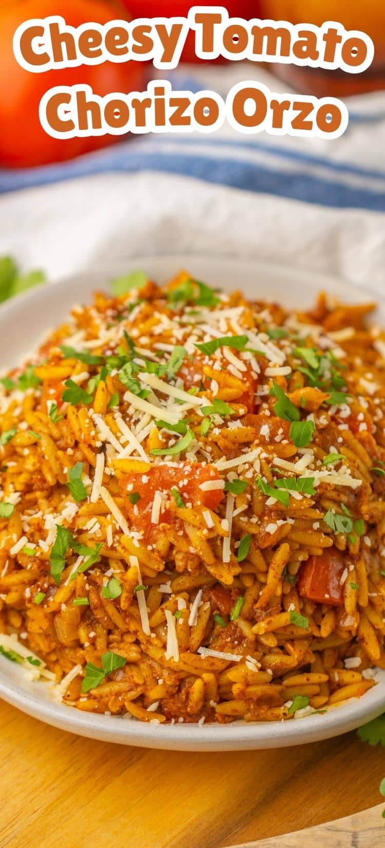 Cheesy Chorizo Orzo Mama's On A Budget