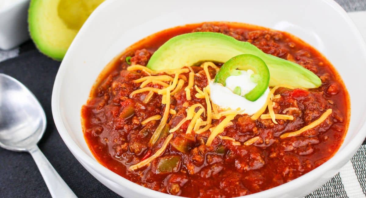 Slow Cooker No Bean Chili
