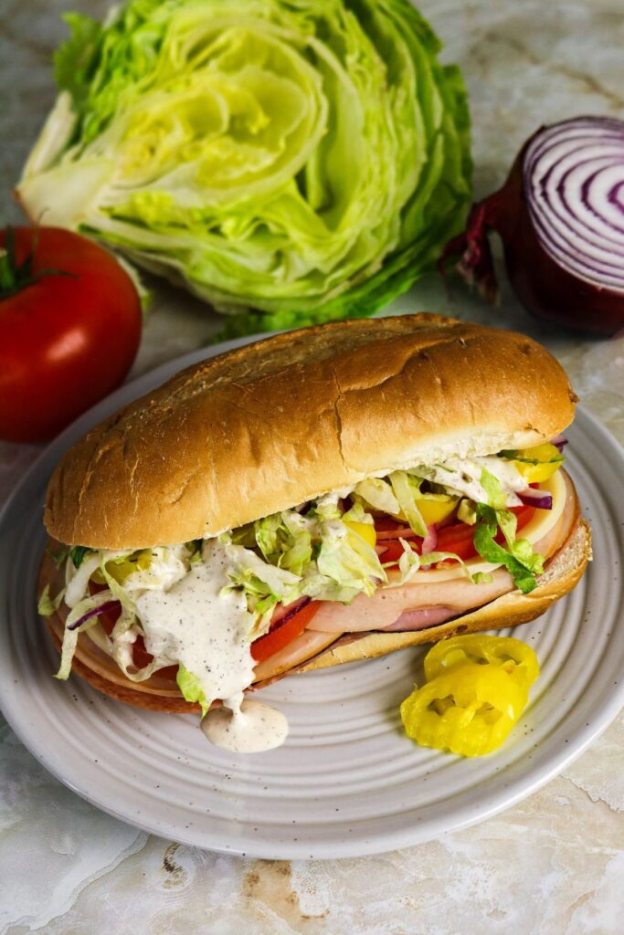 Quick Italian Grinder Sandwich - Mama's On A Budget